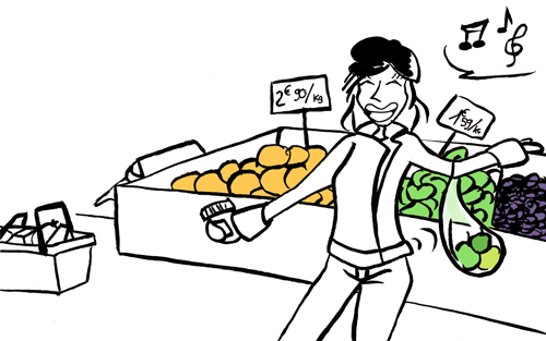 Faire ses courses à franc prix