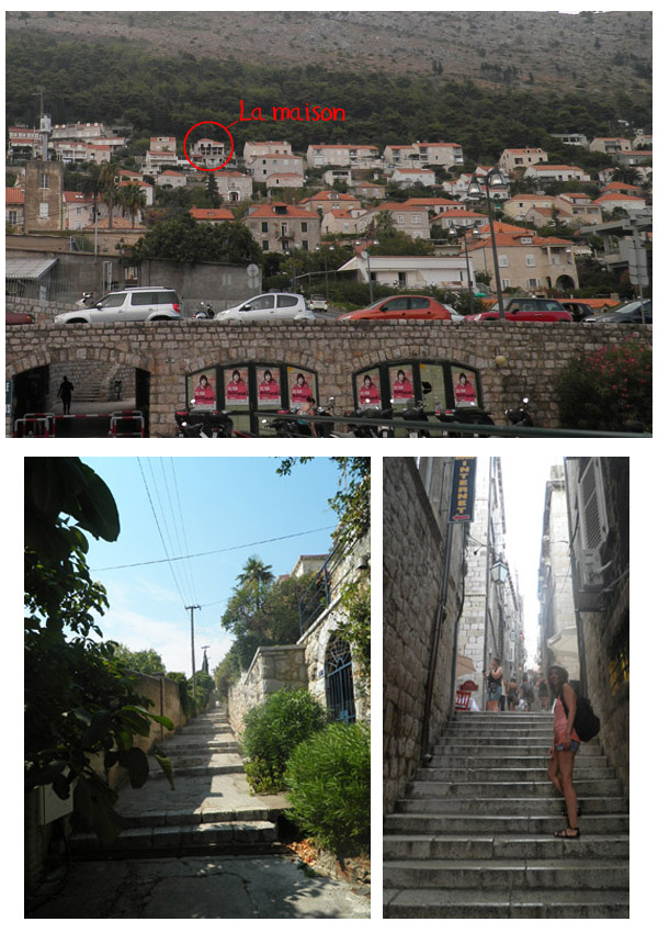 Les escaliers de Dubrovnik