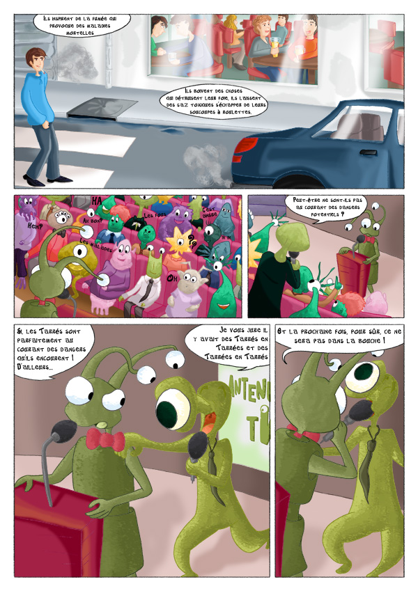 BD webcomics la minute martienne les terriens toxiques