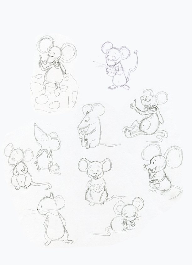 Recherches animaux character design souris